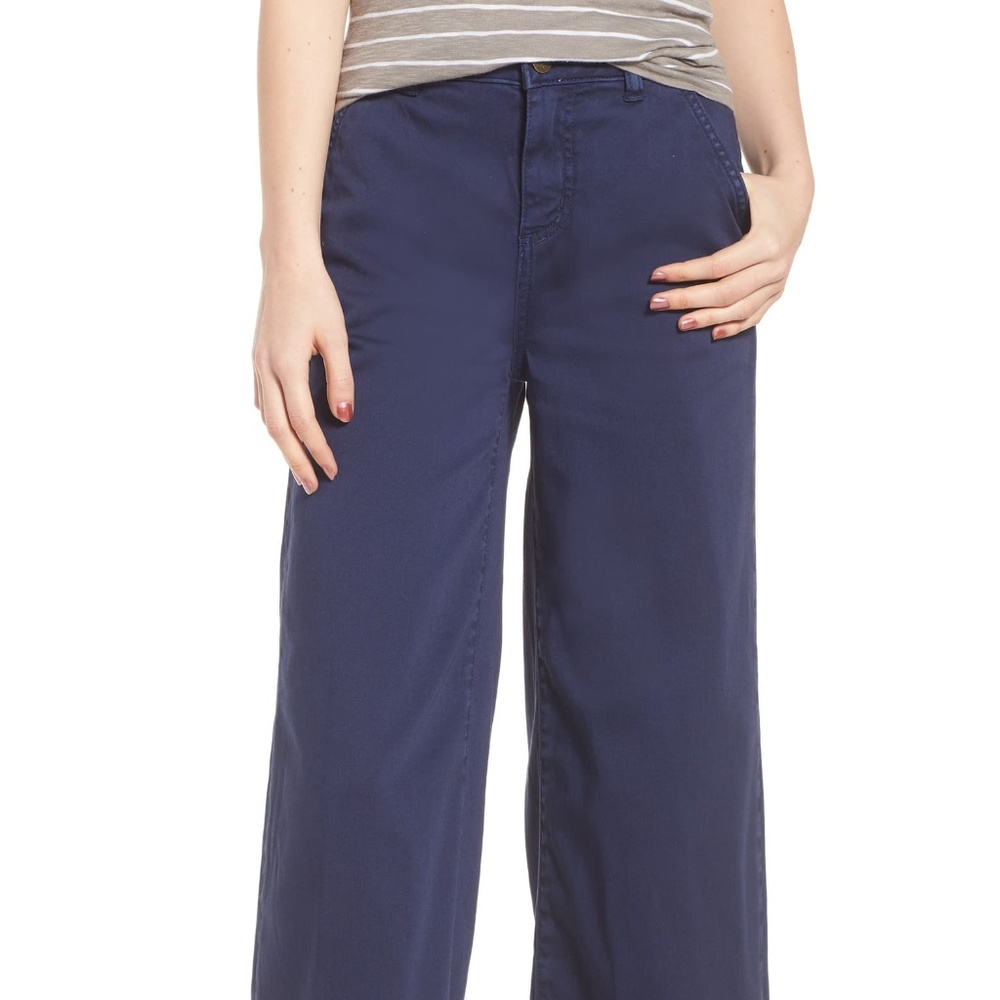 Caslon Wide Leg Pant - Blue  NWT